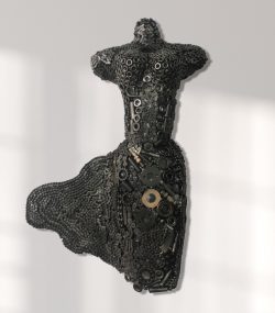 steel Wall Decor | Torso Mannequin Sculpture