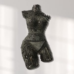 Wall Art Celebrating Women's Beauty - Metal Sculpture