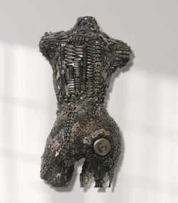 Female Torso bust from scrap
