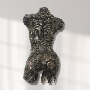 Female Torso bust from scrap