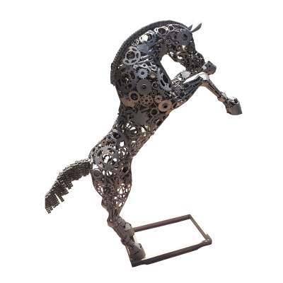 Artistic Steel Scrap animals Sculpture - Handmade Steel Art