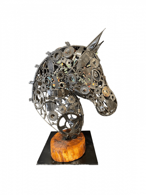 Artistic Steel Scrap animals Sculpture - Handmade Steel Art