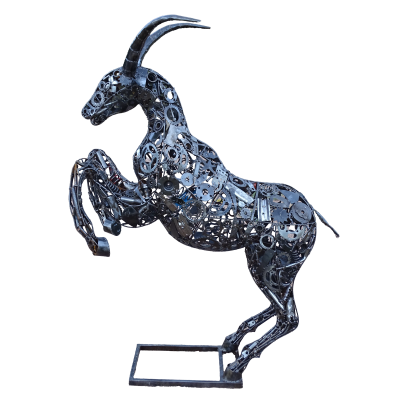 Artistic Steel Scrap animals Sculpture - Handmade Steel Art