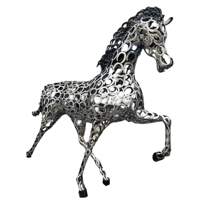 Artistic Steel Scrap animals Sculpture - Handmade Steel Art