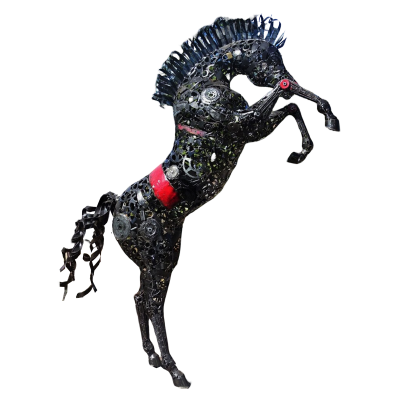 Artistic Steel Scrap animals Sculpture - Handmade Steel Art