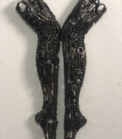 Artistic Steel Scrap Bust Sculpture - Handmade Steel Art