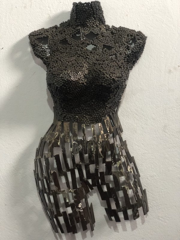 Captivating Women Torso Sculpture bust - Handmade Steel Art