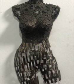 Captivating Women Torso Sculpture bust - Handmade Steel Art