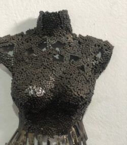 Captivating Women Torso Sculpture bust- Handmade Steel Art