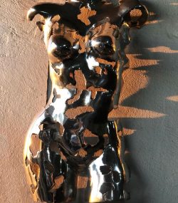 Captivating Female Torso Wall Art e - Handmade Steel Art