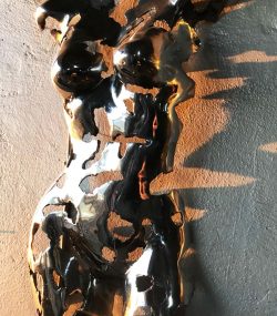 Captivating Female Torso Wall Art - Handmade Steel Art
