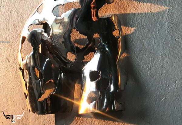 Captivating Female Torso Wall Art - Handmade Steel Art