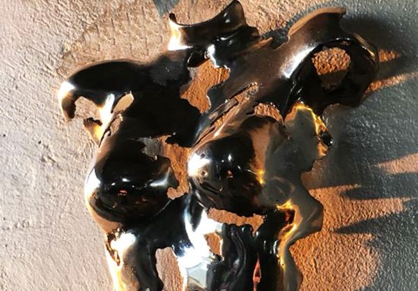 Captivating Female Torso Wall Art - Handmade Steel Art