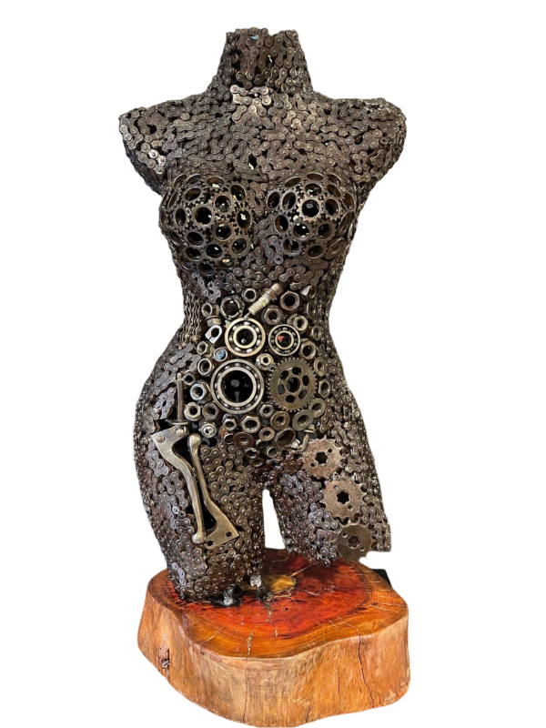 Handcrafted Bust Metal Art - Handmade Steel Art