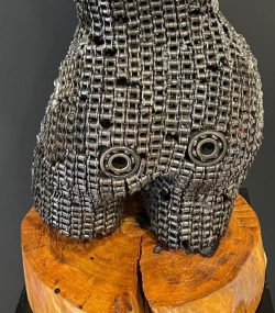 Handcrafted Bust Metal Art - Handmade Steel Art