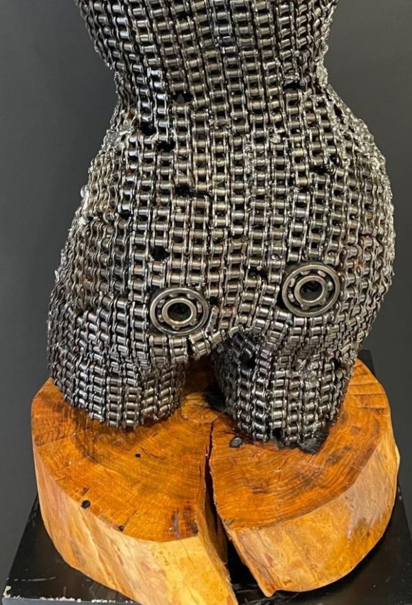Handcrafted Bust Metal Art - Handmade Steel Art