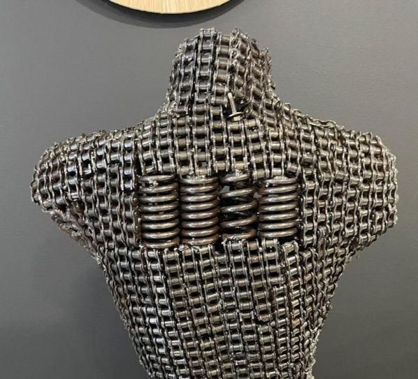 Handcrafted Bust Metal Art - Handmade Steel Art