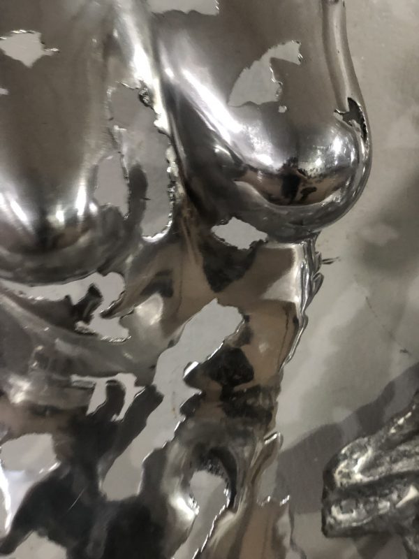 Handcrafted Scrap Metal Torso Sculpture - Handmade Steel Art