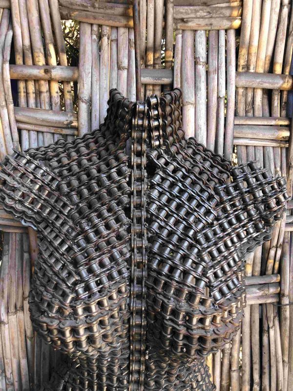 Welded Metal bust Statue - Metal Torso Sculpture - Handmade Steel Art