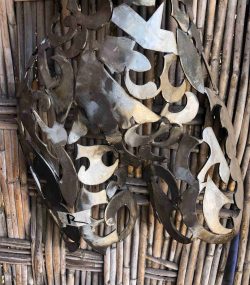 Welded Metal bust Statue - Metal Torso Sculpture - Handmade Steel Art