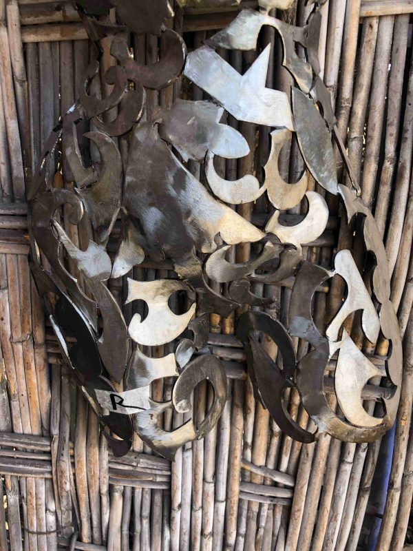 Welded Metal bust Statue - Metal Torso Sculpture - Handmade Steel Art