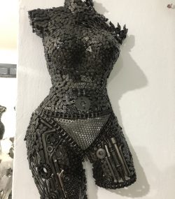 Wall Art Celebrating Women's Beauty - Handmade Steel Art