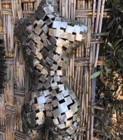 Welded Metal bust Statue - Metal Torso Sculpture - Metalic Wall art Decor