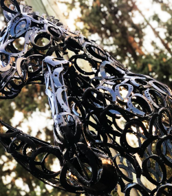 Handcrafted Scrap Metal Horse Sculpture - Handmade Steel Art