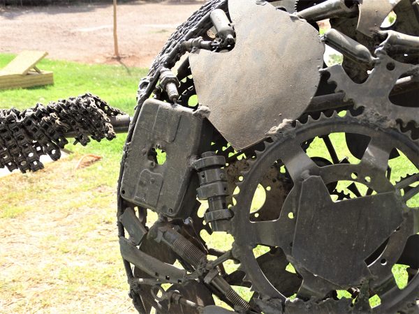 Scrap Metal Horse Sculpture Handmade Steel Art-standing Steel Animal Figurine