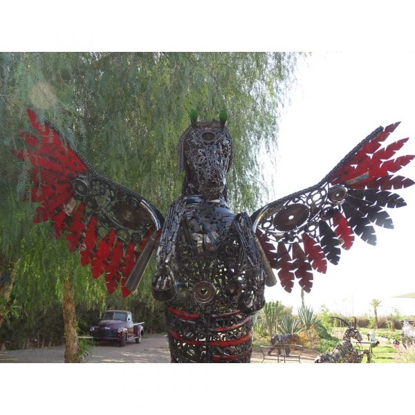 Scrap Metal Horse Sculpture Handmade Steel Art