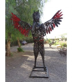 Scrap Metal Horse Sculpture Handmade Steel Art