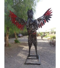 Scrap Metal Horse Sculpture Handmade Steel Art