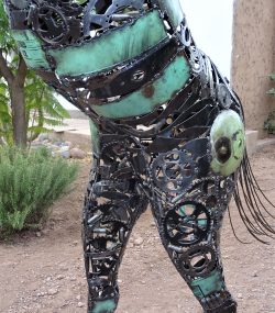 Scrap Metal Horse Sculpture Handmade Steel Art