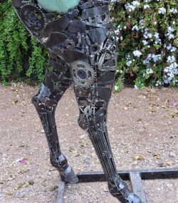 Scrap Metal Horse Sculpture Handmade Steel Art