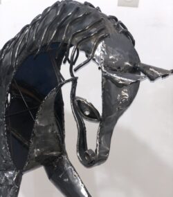 Eco-Friendly Scrap Metal horse Sculpture