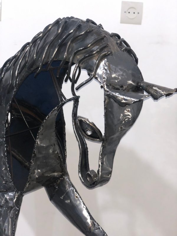 Eco-Friendly Scrap Metal horse Sculpture