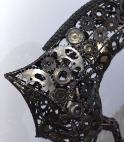 Scrap Metal Horse Sculpture - Handmade Steel Art