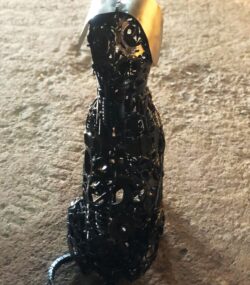 Artistic Steel Scrap dog Sculpture - Handmade Steel Art