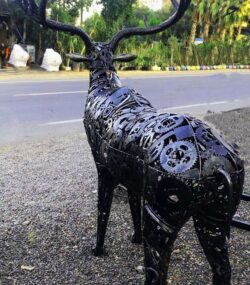 Artistic Steel Scrap animals Sculpture - Handmade Steel Art