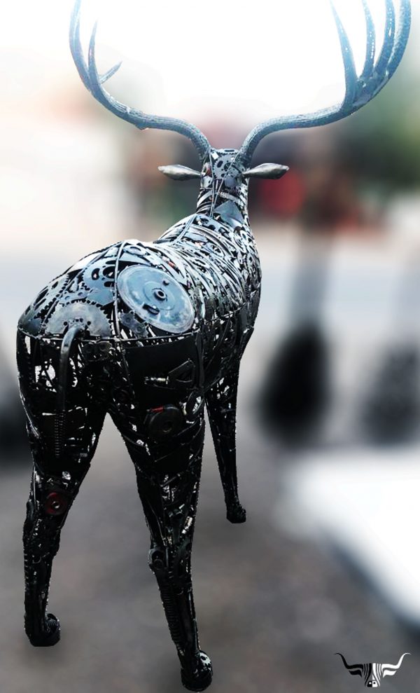 Artistic Steel Scrap animals Sculpture - Handmade Steel Art