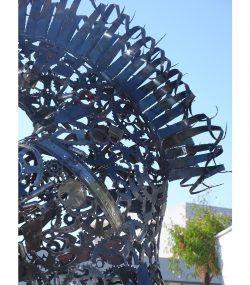 Handcrafted Scrap Metal Horse Sculpture - Handmade Steel Art