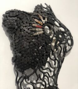 Female Torso Wall bust metal - Handmade Steel Art