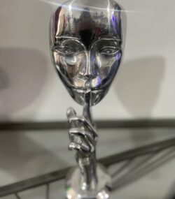 Contemporary Scrap Metal Sculpture Torso - Handmade Steel Art
