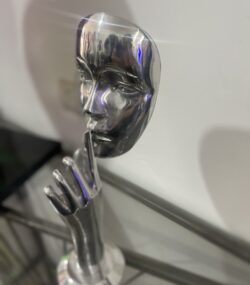 Contemporary Scrap Metal Sculpture Torso - Handmade Steel Art