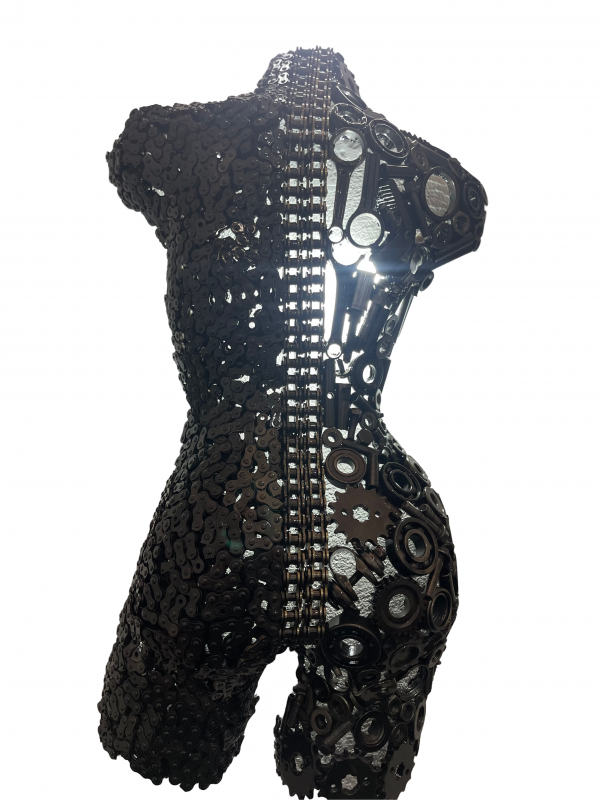 Captivating Women Torso bust - Exquisite Wall Art - Handmade Steel Art