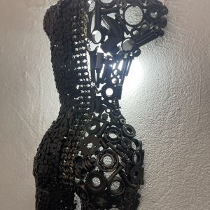 Captivating Women Torso bust - Exquisite Wall Art - Handmade Steel Art