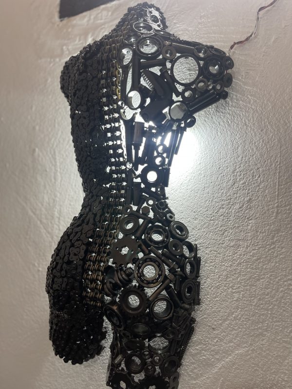Captivating Women Torso bust - Exquisite Wall Art - Handmade Steel Art