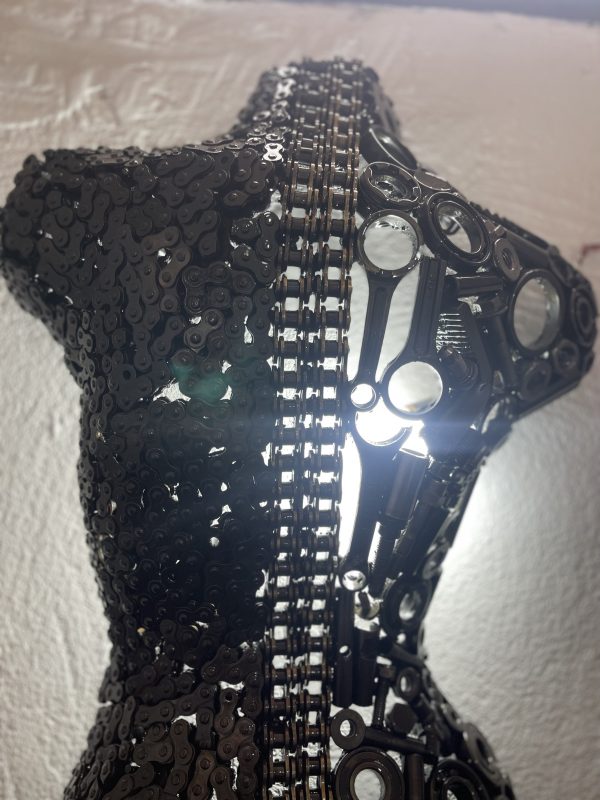 Captivating Women Torso bust - Exquisite Wall Art - Handmade Steel Art