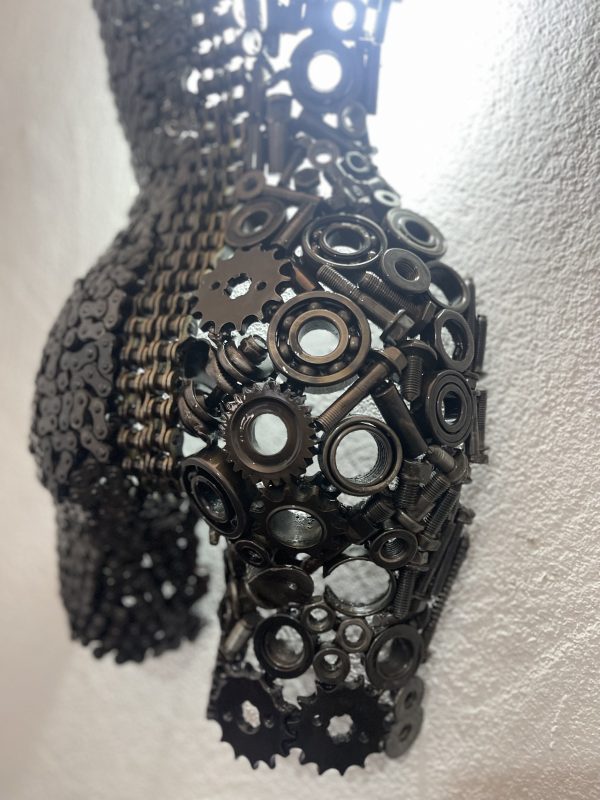 Captivating Women Torso bust - Exquisite Wall Art - Handmade Steel Art