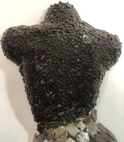 Artistic Steel Scrap Bust Sculpture - Handmade Steel Art